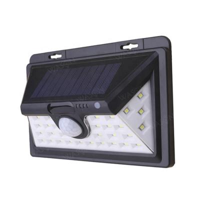 China Garden Upgraded 34 LED Solar Power Garden Light 3 Modes Wide Angle Outdoor Led Motion Sensor Waterproof Wall Light IP65 for sale