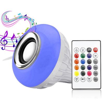 China Wason 24 Keys Residential Remote Control Color Changing for IOS and Android Music LED Bulb with Built-in Speaker E26/27 Base for sale