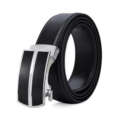 China Second-grain leather belt automatic buckle men's business casual student Youth Pants Belt for sale