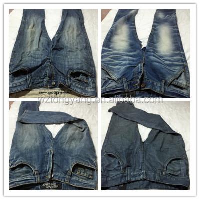 China Fashion and Popular Hot Selling Used Clothing Pakistan Sell Second Hand Men Lattice Pants Clothes for sale