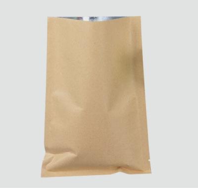 China Snack Aluminum Foil Bag Food Packaging Bags Recyclable Wholesale Paper Brown Rice Kraft Paper Bag for sale