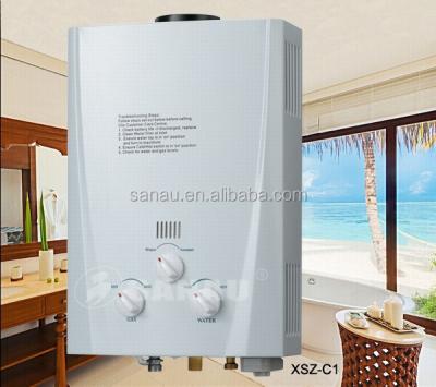 China Cold Rolled Jet Body Gas Geyser Water Heater With Safety Device for sale