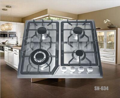 China Hotel built-in gas stove with 4 burner gas cooktop for sale