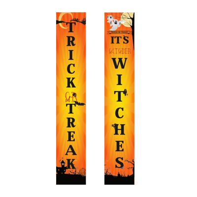 China Wholesale Halloween Thanksgiving China Factory Christmas Decoration Door Curtain Halloween Door Couplet for sale