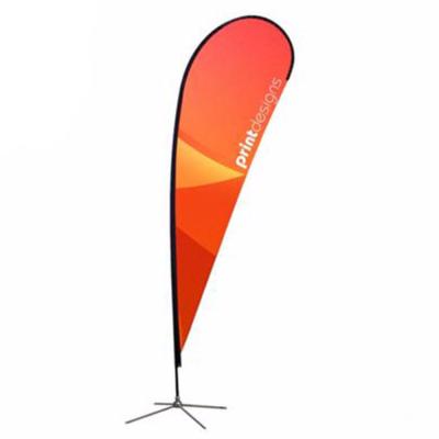 China Hotel and Resort Beach Flag Feather Flag Business Advertising Outdoor Promotional Beach Flag for sale