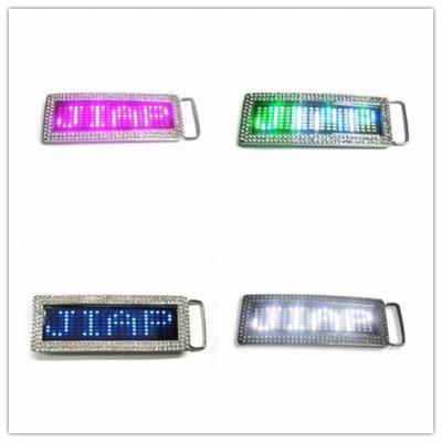 China Programmable LED Belt Buckle for Sale for sale