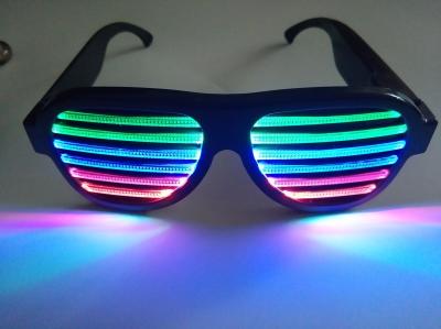 China 2019Hot Sales New Style Rechargeable LED Flashing Glasses for Promotion Gift Wear at Rave Concert Rave Party Dancing for sale