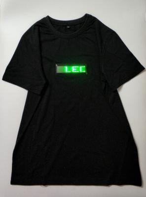 China wholesale  werable wireless custom flash Programmable led t shirt moving sign led advertising display for sale