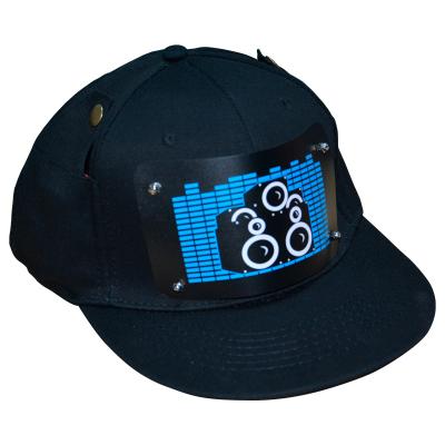 China China supply customized  flashing el hats music activated led caps with wireless inverter high brightness for sale