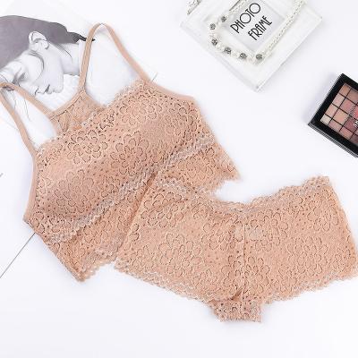 China Other Special Design Widely Used Lift Up Lace Panty Bra Set Ladies For Beautiful Young Girls for sale