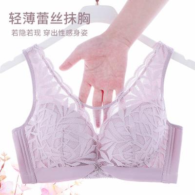 China Hot Selling Antibacterial Push Up Comfortable Lace Gathered Girl Women Bra for sale