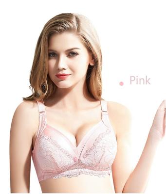 China Maternity Wireless Maternity Open Bra Gather Nursing Breastfeeding Sustainably Lift The Chest for sale