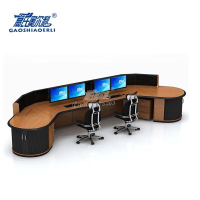 China Modern Design Environmental Friendly Material Surveillance Equipment Console Office Furniture for sale