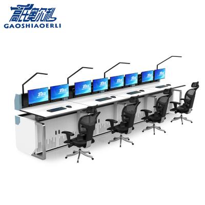 China Environmental Friendly Control Room Material Smart Height Adjustable Center Control Consoles for sale