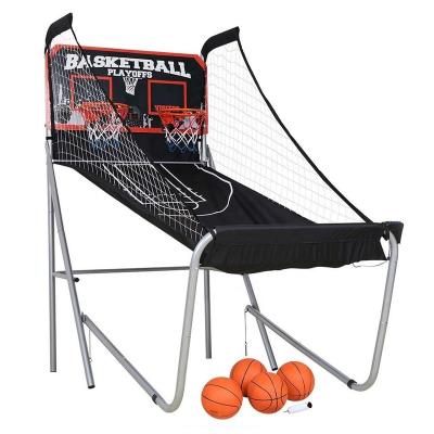 China Strong Steel Pipe to Reinforce and Durable Indoor Foldable Arcade Basketball Shooting Machine for sale