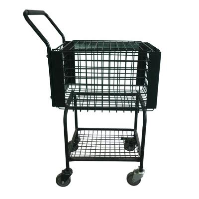 China Durable Multi Function Ball Basket Cart Trolley For Baseball And Tennis Baseball Training for sale