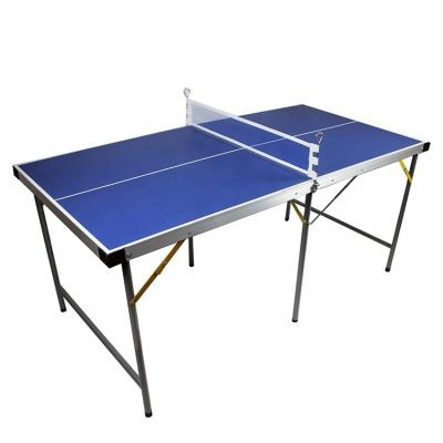 China Portable Tennis Table Ping Pong Table Indoor Mini Folding Table Latest Design Environment Friendly for sale