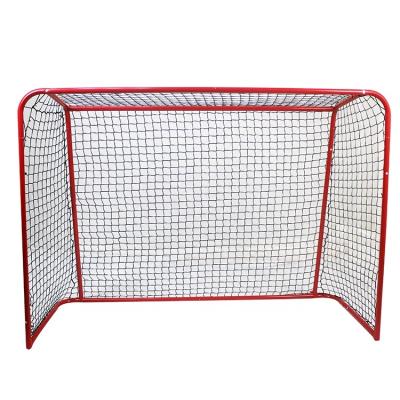 China Durable High Quality Steel Tube Set Standard Size Portable Ice Hockey Goal for sale