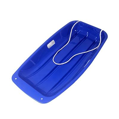 China Hot Selling Eco-friendly Inclined Plastic Kids Toboggan Winter Snow Skis Adult Mini Sleds for sale