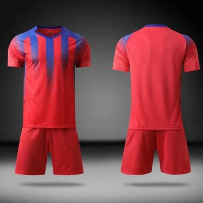 China Breathable Sublimation Printed Custom Bulk Kits Team Shirt Soccer Wear Football Shirt OEM Soccer Jerseys Soccer Uniform for sale