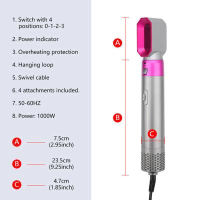 China Tourmaline Dropshipping 5 in 1 Hair Care and Styling Appliances Hair Styling Tools Hair Styling Products for sale