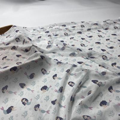 China 2022 sheer polyester chiffon fabric pearl chiffon fabric digital printing gradients printing fabric for kids garment for sale