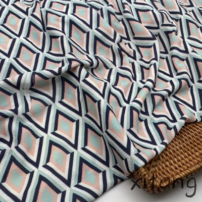 China WHOLESALE XITONG stretch textile CHINA FABRIC plain dyed polyester bubble CREPE FABRIC FLORAL DIGITAL PRINTING FOR CLOTHING for sale