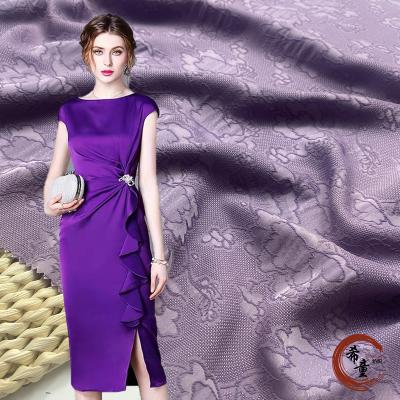 China Fashion high quality women's fabric stretch fabric suppliers 100% polyester satin acetate satin for dresses for sale