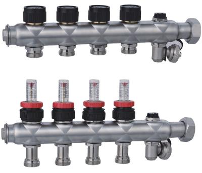 China Traditional Germany market stainless steel manifold with new style flowmeter for sale