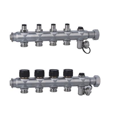 China Traditional high performance stainless steel underfloor heating manifold for radiant floor heating for sale