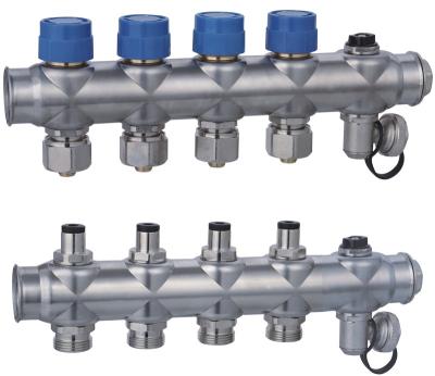 China Traditional stainless steel manifold for radiant heating for sale