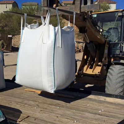 China 2021 FIBC Bulk Bag Breathable 1 Ton Strong Bag Customized Big Size Bag For Logistics Transportation for sale