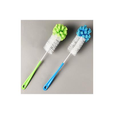 China PP FILAMENT Factory Directly Supply Good Price Sponge Twist Bottle Scrub Brush for sale