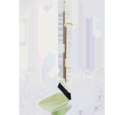 China PP+PET+IRON Wholesale cheap and high quality new POLISH creative combination of broom and dustpan set for sale