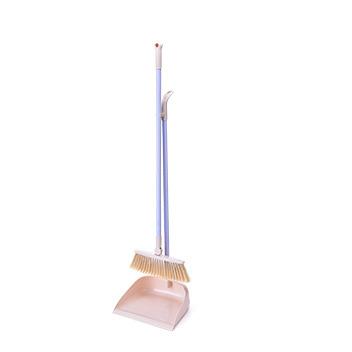 China China Manufacture Hot Selling PP+PET+IRON POLE Long Handle Dustpan and Broom Set for sale