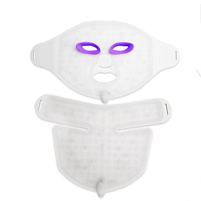 China Dye Removal Organic Edible Silicone Soft Skin Refill Can Be Recharged 7 Kinds Of LED Color SPA PDT Beauty Treatment LED Facial Mask for sale