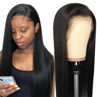 China Full Lace Human Hair Wig 13x6 Hd Lace Front Wigs For Black Women 360 Straight Transparent Swiss Virgin 13X4 Lace Front Wig for sale