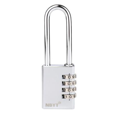 China 304 stainless steel long door shackle combination lock, doors, steel doors, tool boxes, cargo cars, outdoor, rustproof, waterproof for sale