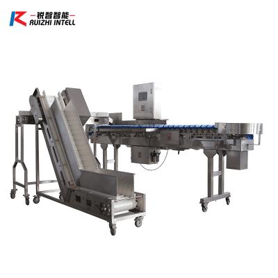 China Food Chicken Fish Abalone Products Sorter Aquatic Weight Grading Machine for sale