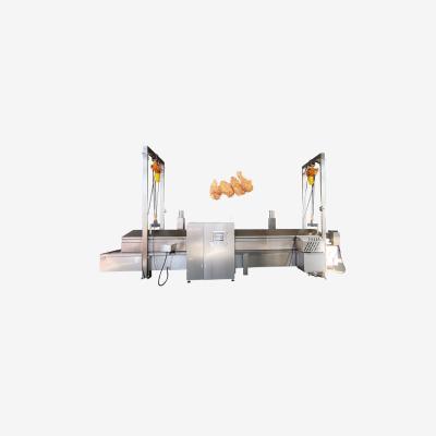 China High Capacity Commercial Supply Large Size Fried Chicken Frying Machine Potato Chips Production Line Continuous Frying Machine for sale