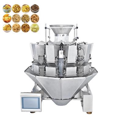 China Automatic Head Food Combination 304 14 Stainless Steel Multihead Weigher Machine For Snack Food for sale