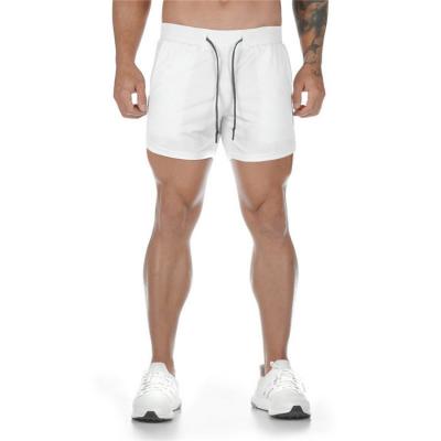 China 2021 Anti-Wrinkle Gym Wear High Quality Polyester Shorts Breathable Mens Gym Shorts for sale