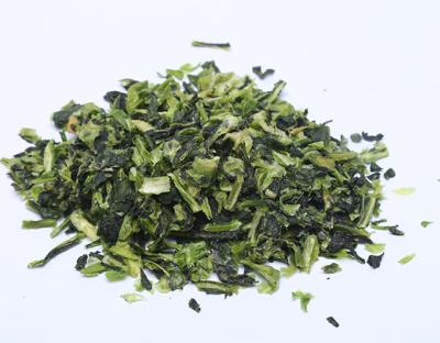 China Dried green vegetables dehydrated green stem spinach leaves noodles for sale