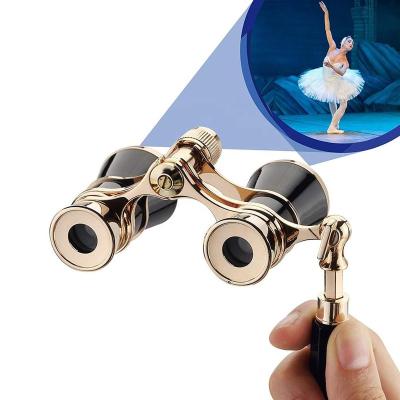 China Copper Planned Retro Antique Vintage Styled Binocular Glasses For Opera for sale