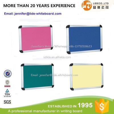 China Message board bulletin boards with silver aluminum frame for sale