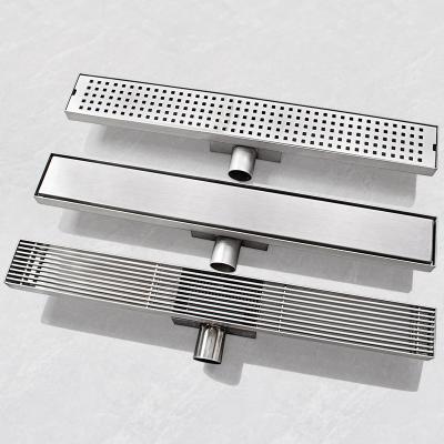 China 304/316 modern stainless steel shower channel grate, floor drain, linear shower drain for sale