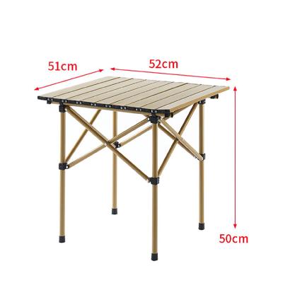 China Easy Folding High Quality Camp Fast Storage Metal Aluminum Folding Camping Table For Camping for sale