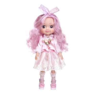 China Popular 35cm Enamel Revival Doll Changeable Dressing Amazon For Alien Girl Cartoon Girl Doll for sale