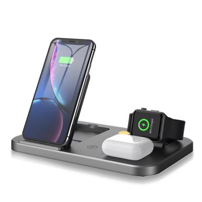 China Mobile phone charger wireless module\earphone\watch Five-in-one wireless charger is suitable for mobile phone and radio earphone charging for sale