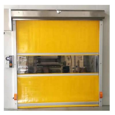 China Waterproof cleanroom high speed roll up door, fast rolling door for clean room for sale